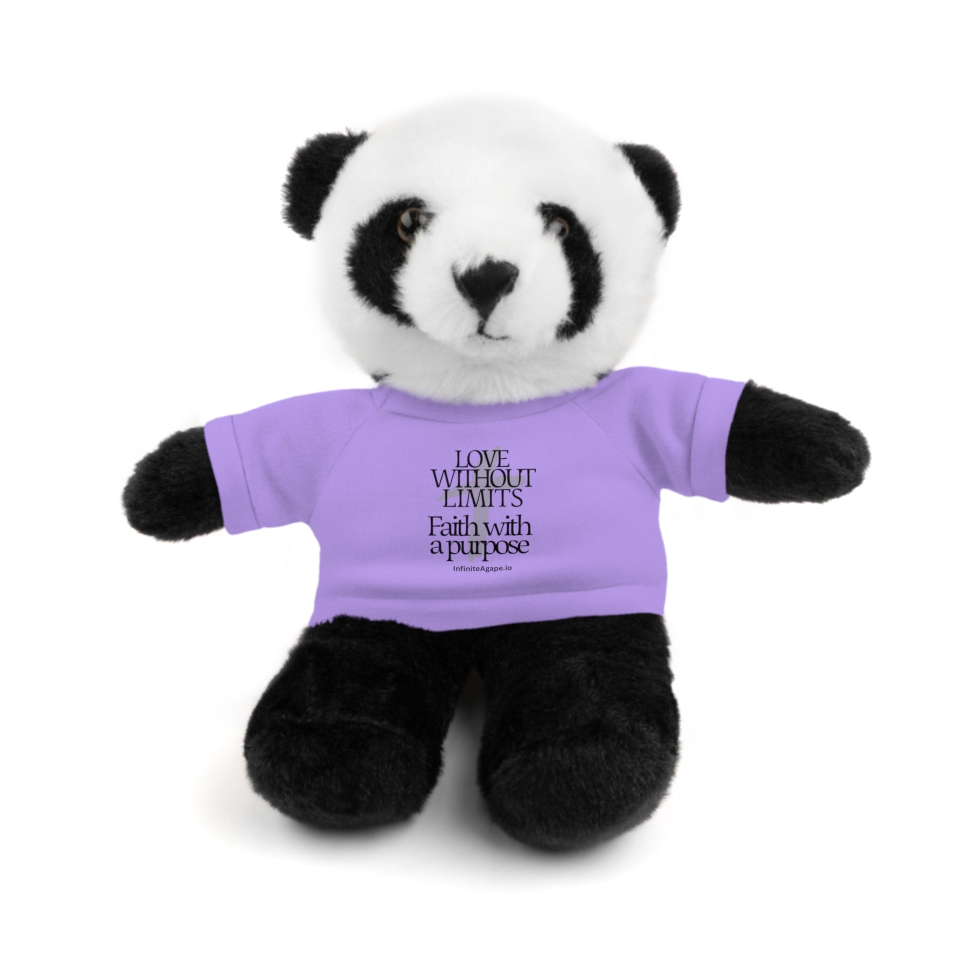 Stuffed Animal Toy with Inspirational Tee, Cuddle Buddy Gift, Faithful Teddy Bear, Nursery Decor, Children’s Adventure Companion