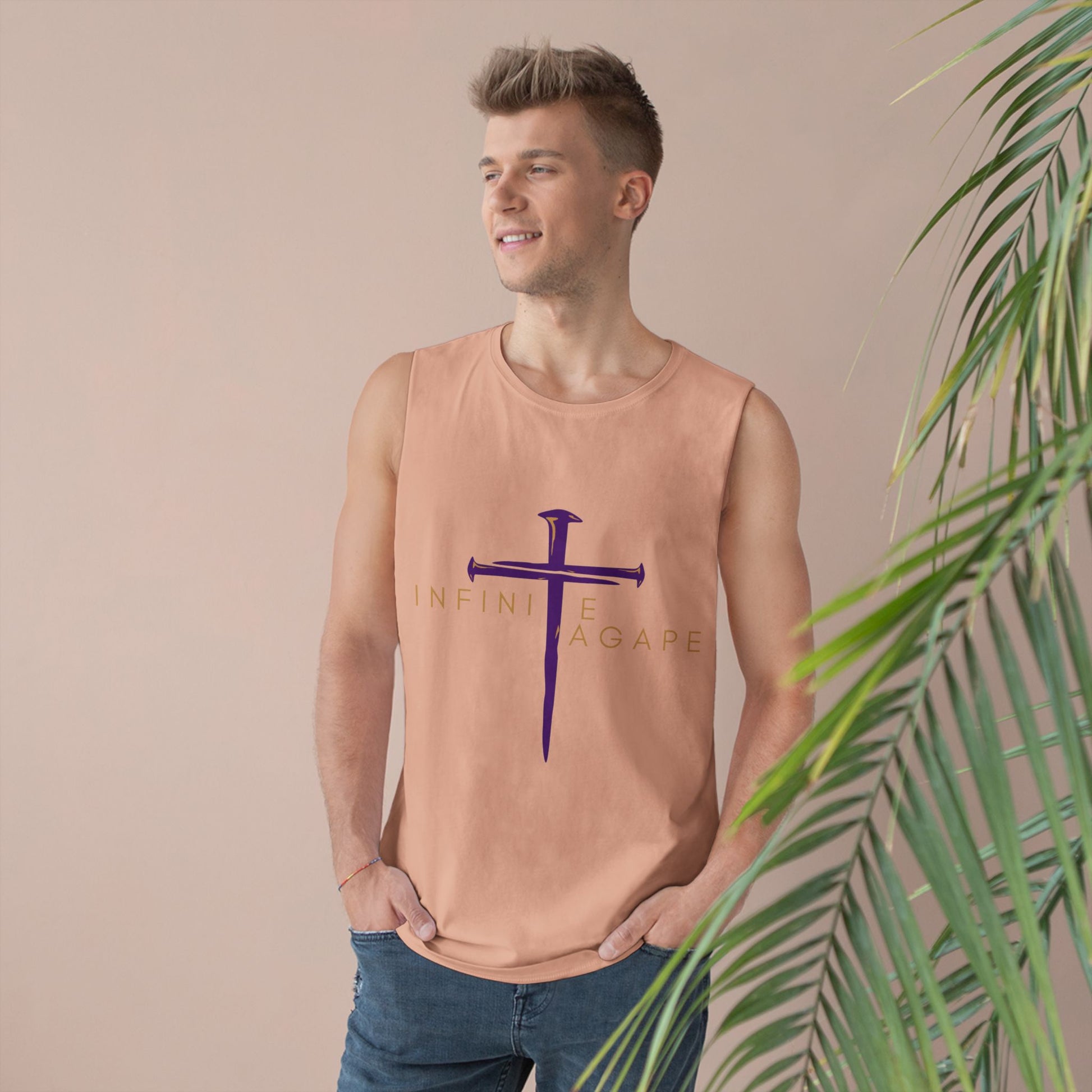 Spiritual Tank Top - Unisex Barnard Tank, Faith Apparel, Inspirational Gift, Summer Wear, Faith-Based Fashion, Workout Gear