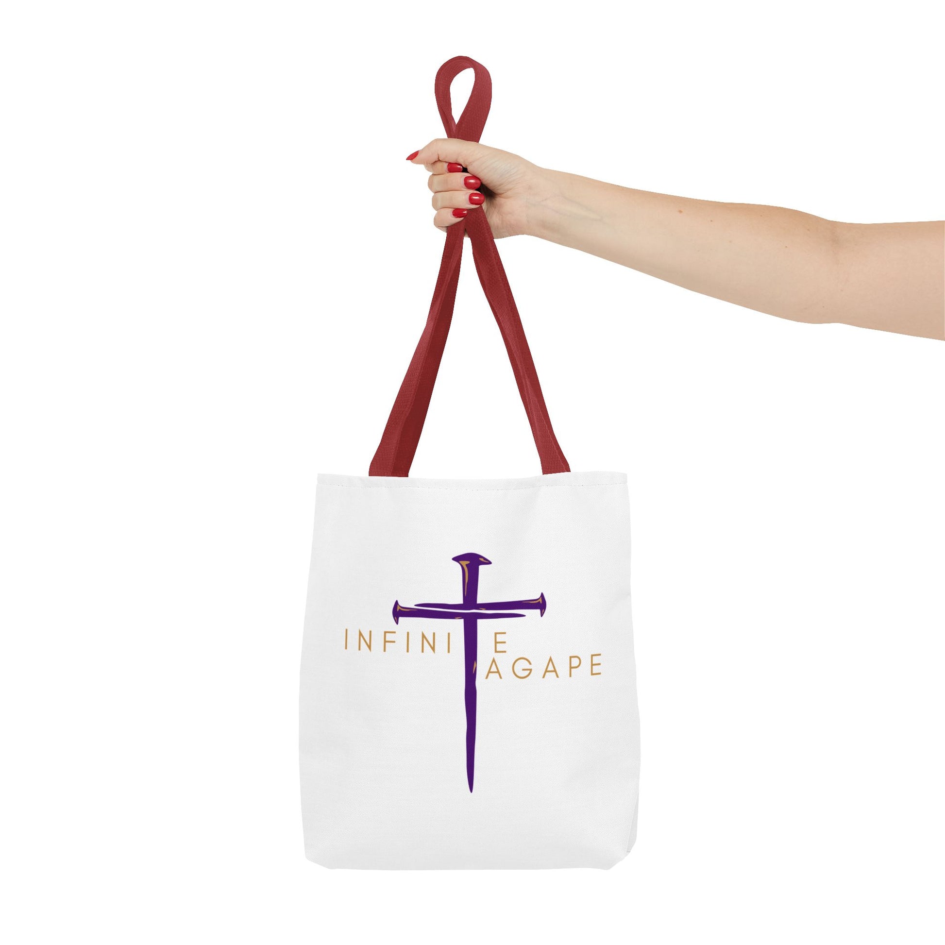 Faith-Inspired Tote Bag for Everyday Use, Love Without Limits Bag, Inspirational Gift, Christian Tote, Perfect for Shopping