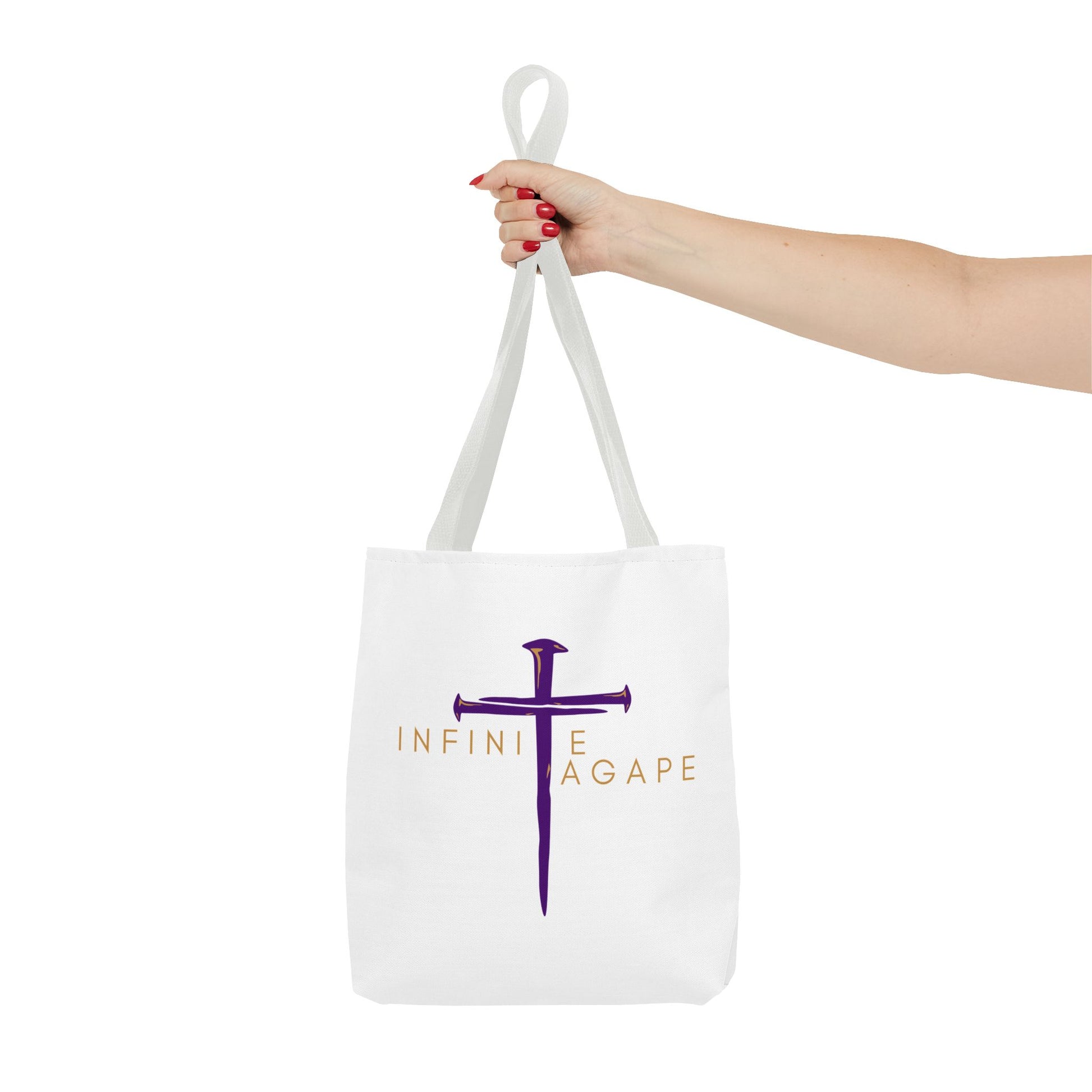 Faith-Inspired Tote Bag for Everyday Use, Love Without Limits Bag, Inspirational Gift, Christian Tote, Perfect for Shopping