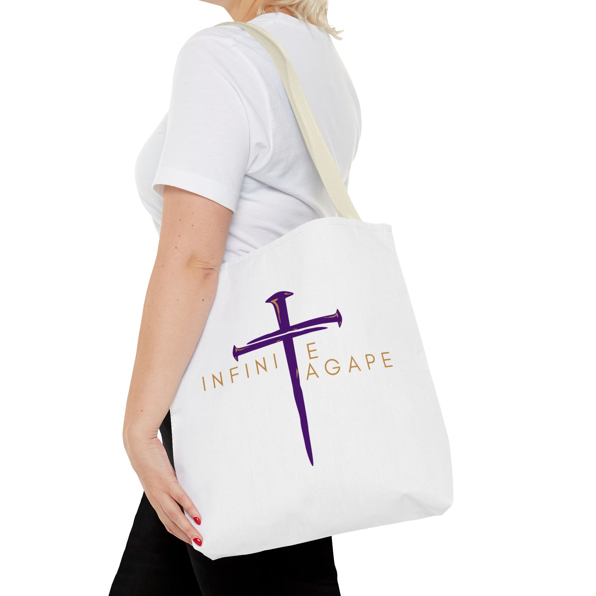 Faith-Inspired Tote Bag for Everyday Use, Love Without Limits Bag, Inspirational Gift, Christian Tote, Perfect for Shopping