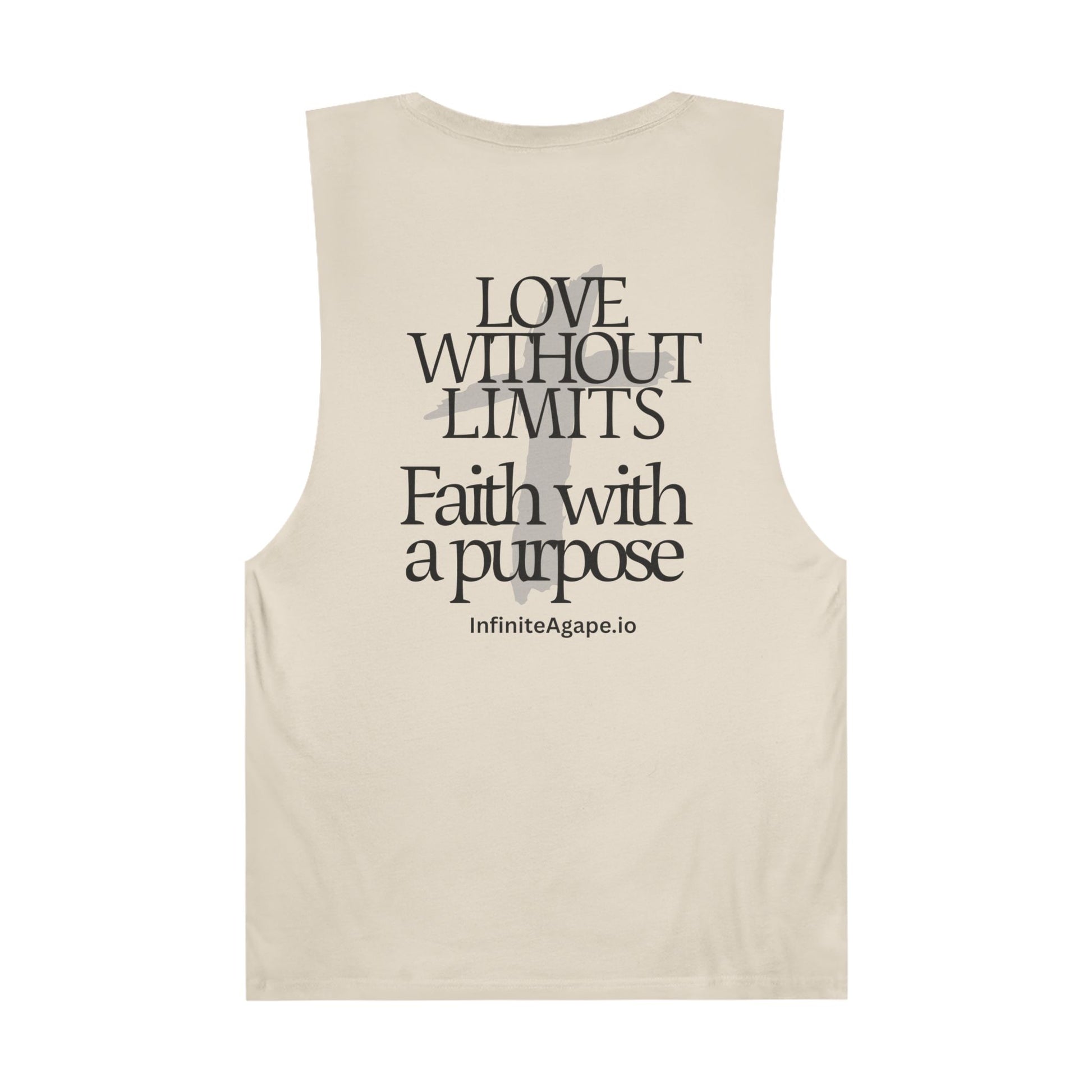 Spiritual Tank Top - Unisex Barnard Tank, Faith Apparel, Inspirational Gift, Summer Wear, Faith-Based Fashion, Workout Gear