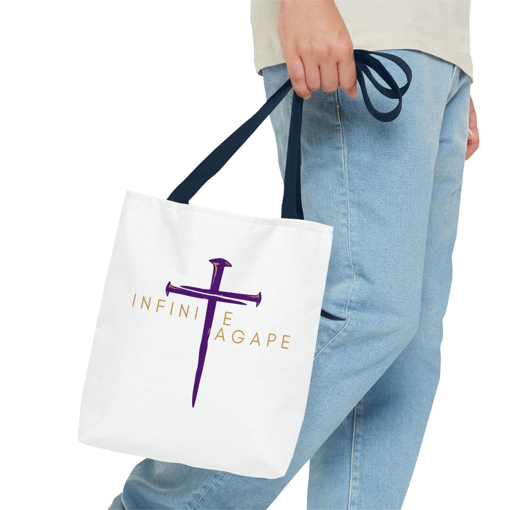 Faith-Inspired Tote Bag for Everyday Use, Love Without Limits Bag, Inspirational Gift, Christian Tote, Perfect for Shopping