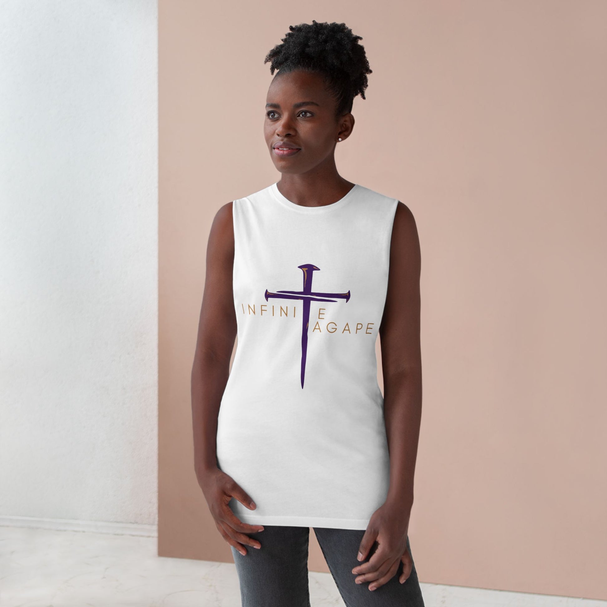Spiritual Tank Top - Unisex Barnard Tank, Faith Apparel, Inspirational Gift, Summer Wear, Faith-Based Fashion, Workout Gear