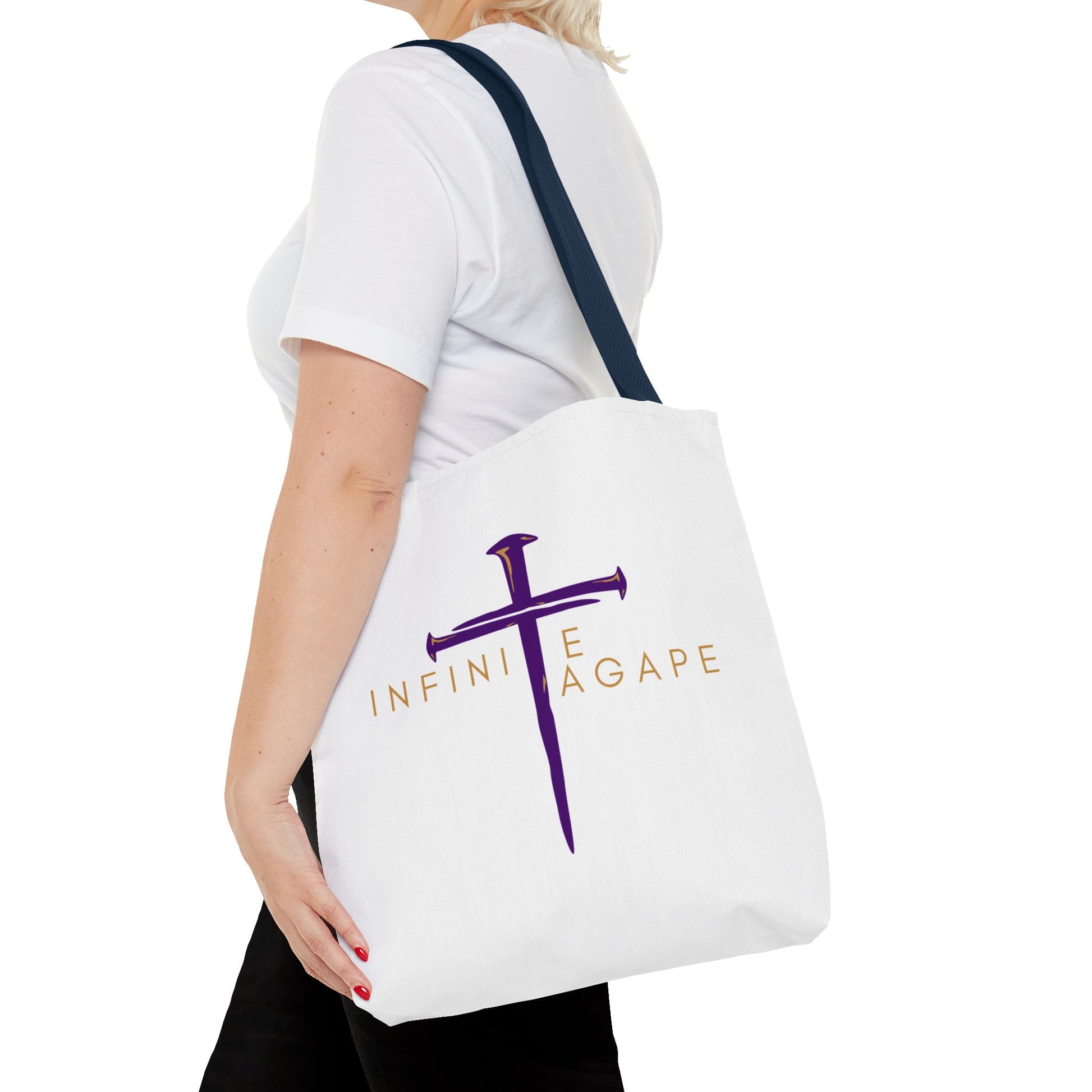 Faith-Inspired Tote Bag for Everyday Use, Love Without Limits Bag, Inspirational Gift, Christian Tote, Perfect for Shopping