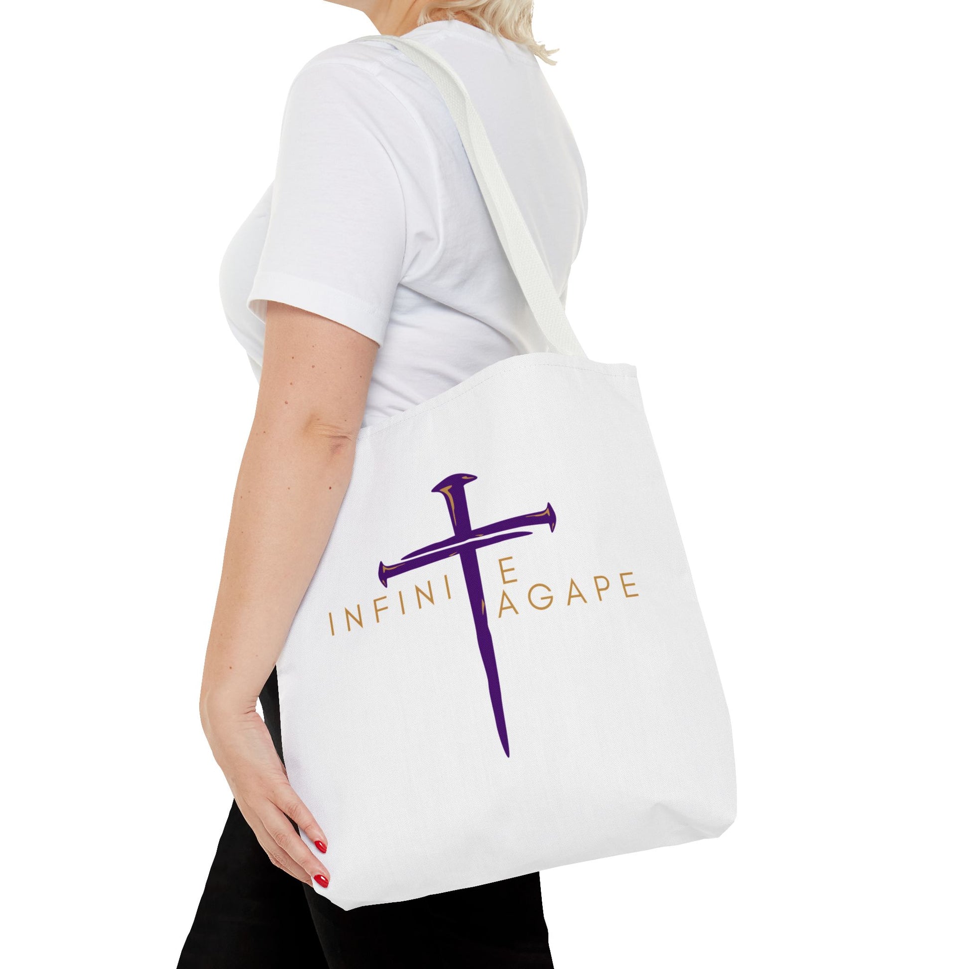 Faith-Inspired Tote Bag for Everyday Use, Love Without Limits Bag, Inspirational Gift, Christian Tote, Perfect for Shopping