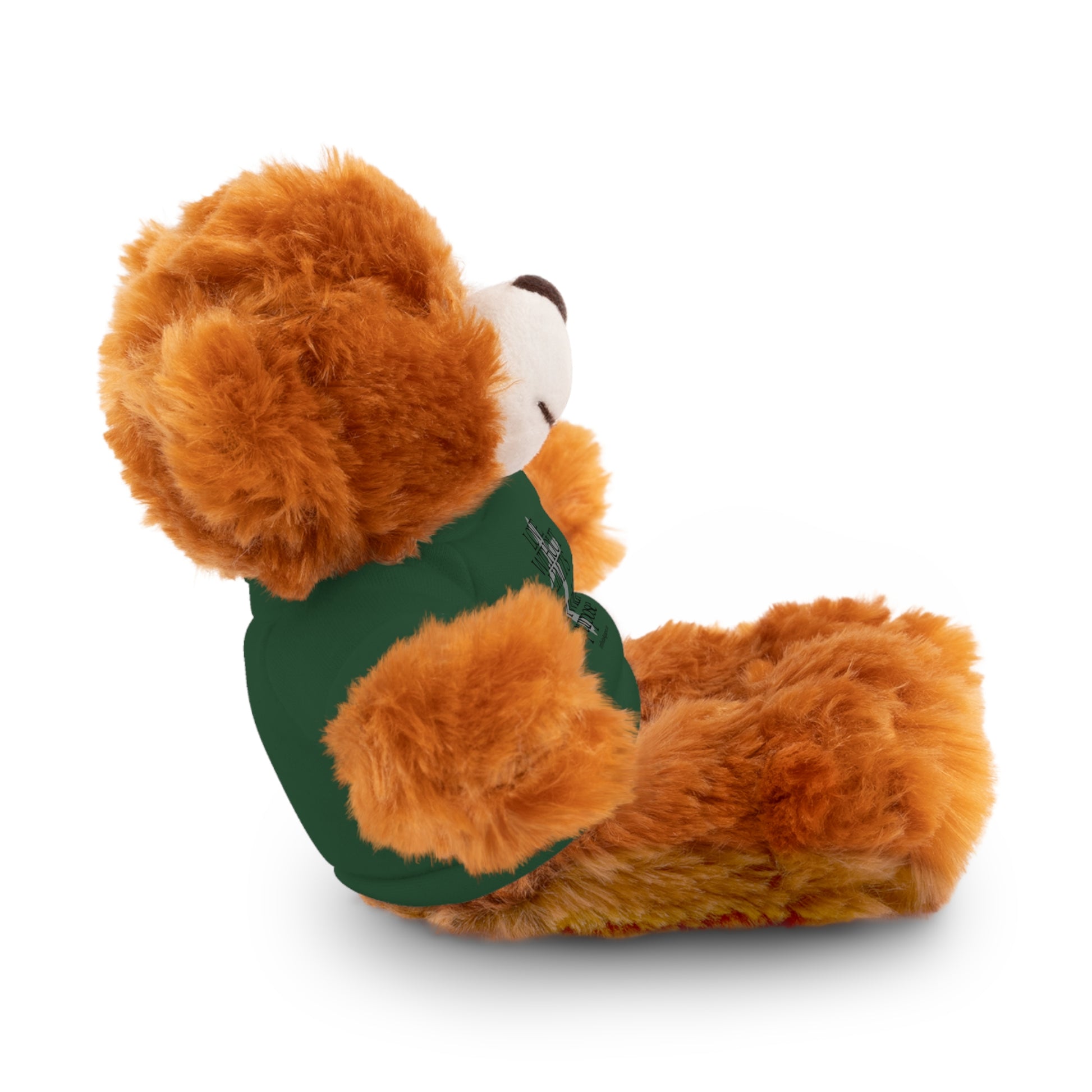 Stuffed Animal Toy with Inspirational Tee, Cuddle Buddy Gift, Faithful Teddy Bear, Nursery Decor, Children’s Adventure Companion