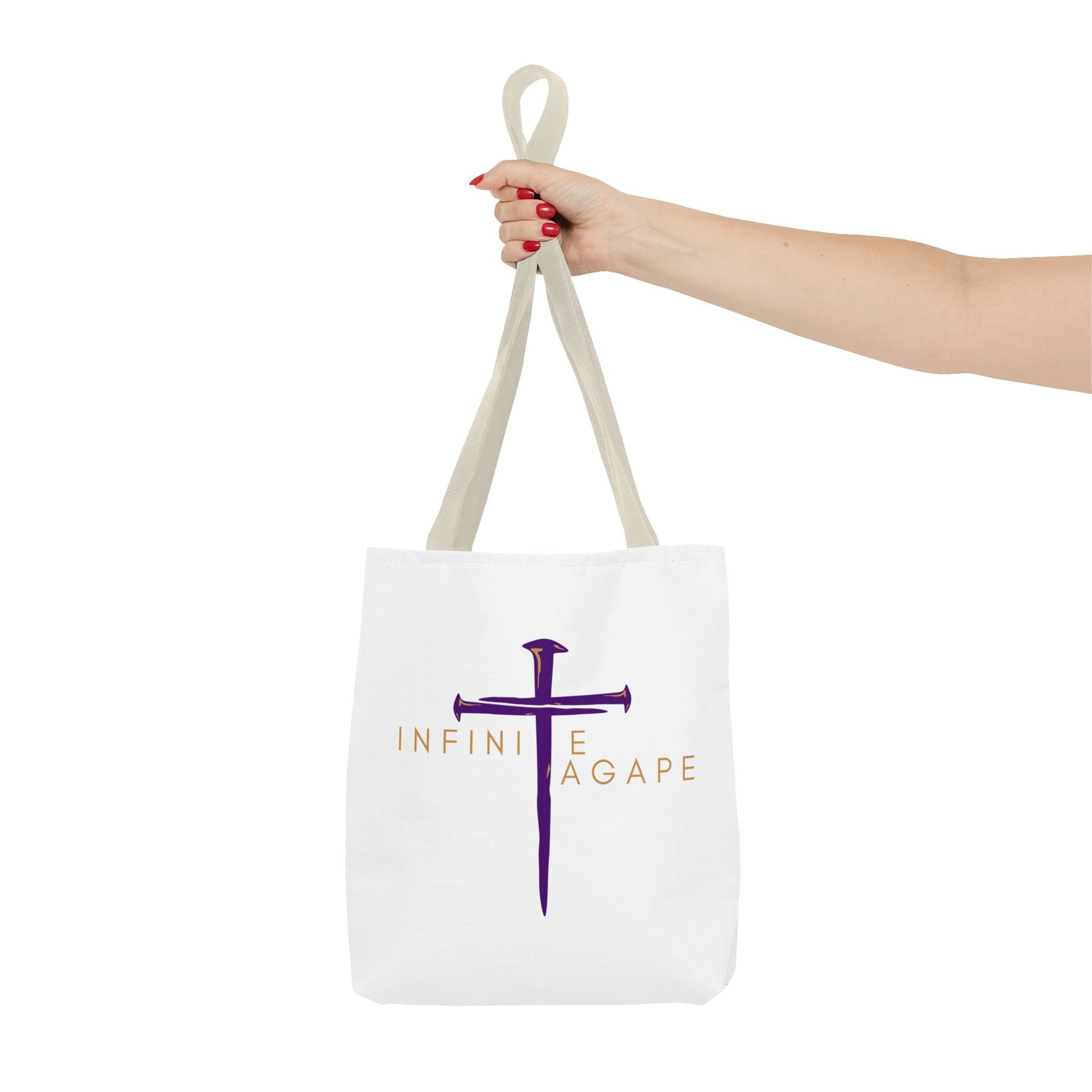Faith-Inspired Tote Bag for Everyday Use, Love Without Limits Bag, Inspirational Gift, Christian Tote, Perfect for Shopping