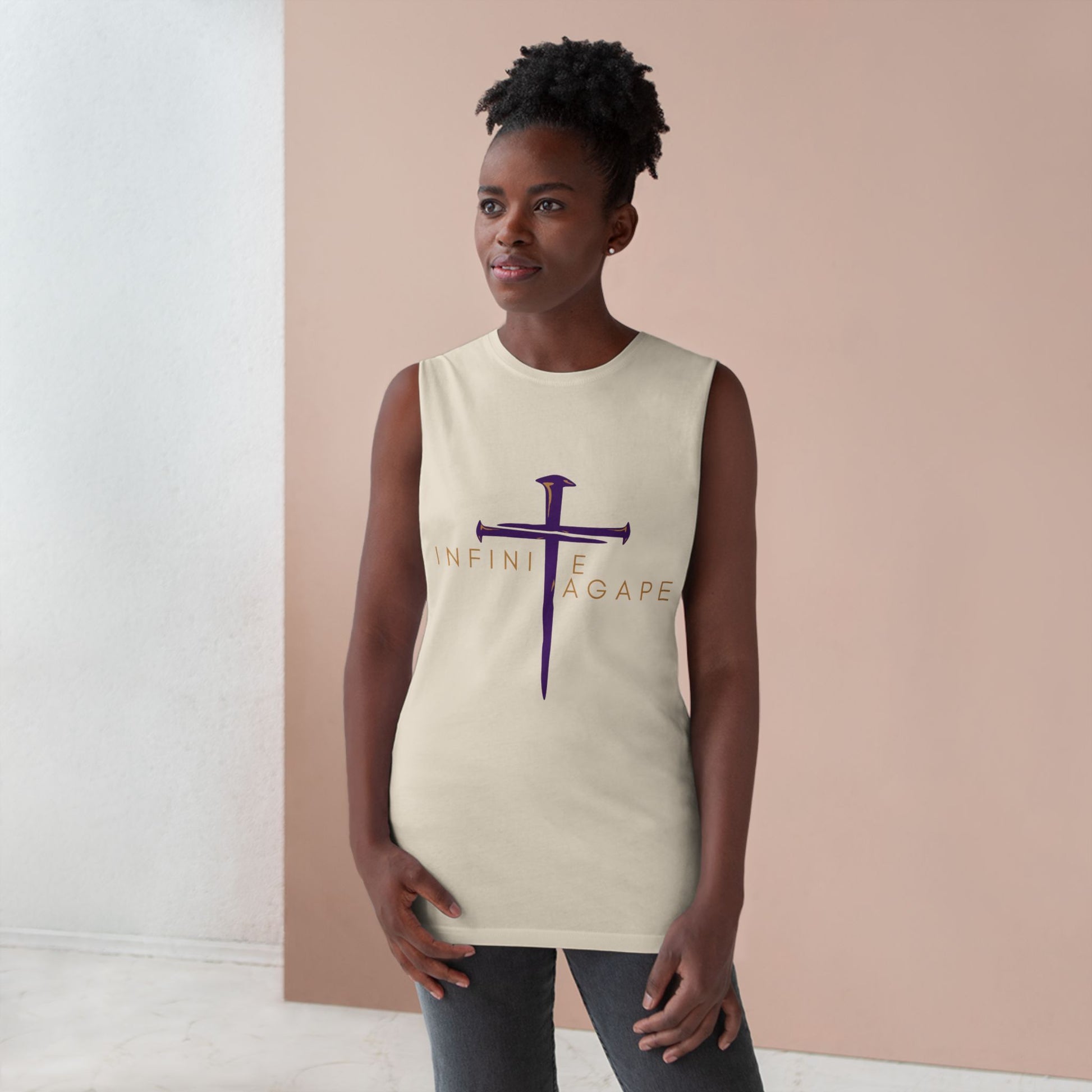 Spiritual Tank Top - Unisex Barnard Tank, Faith Apparel, Inspirational Gift, Summer Wear, Faith-Based Fashion, Workout Gear