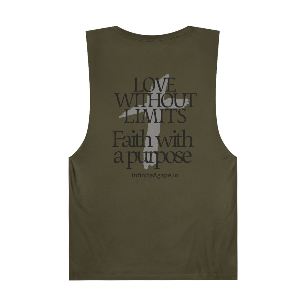 Spiritual Tank Top - Unisex Barnard Tank, Faith Apparel, Inspirational Gift, Summer Wear, Faith-Based Fashion, Workout Gear