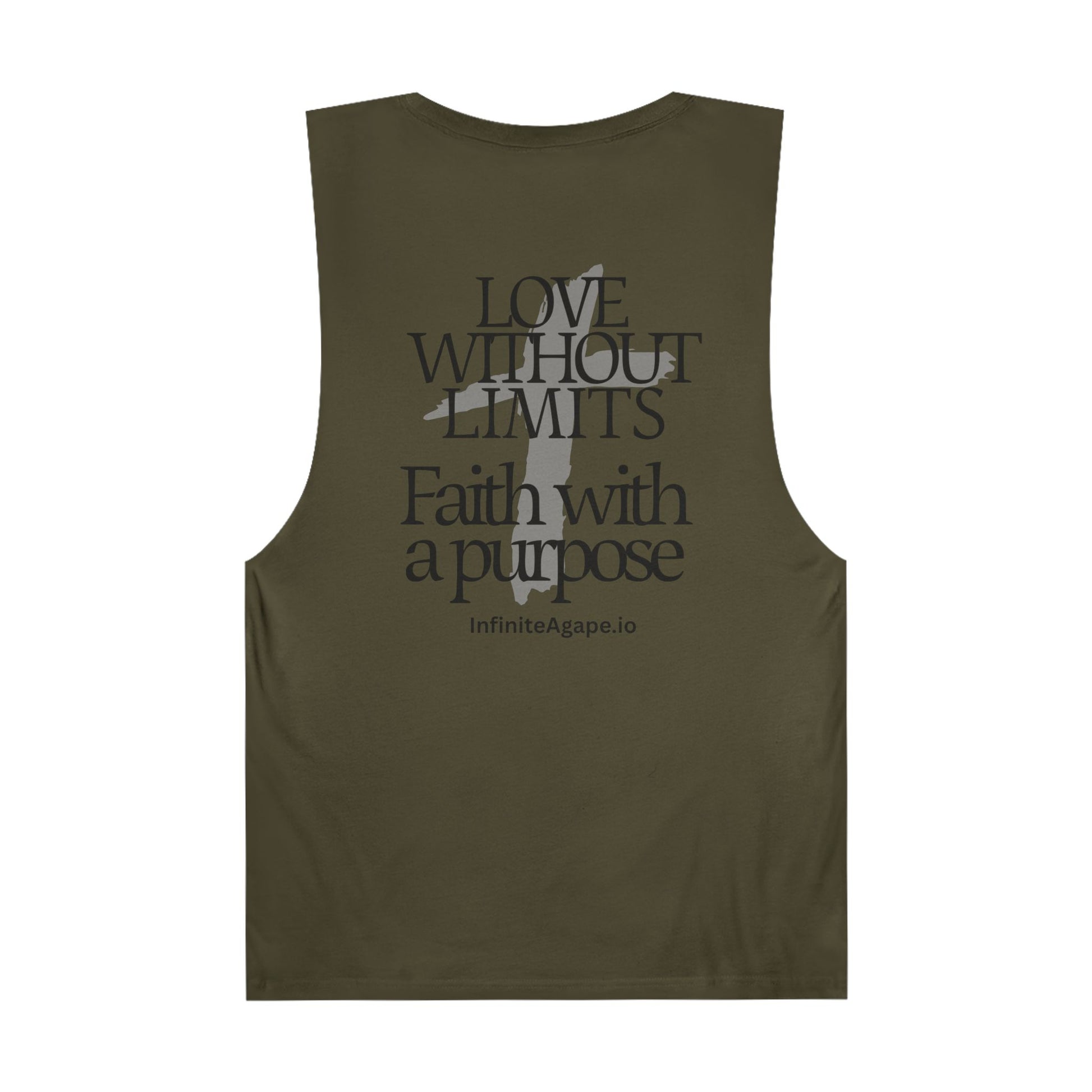 Spiritual Tank Top - Unisex Barnard Tank, Faith Apparel, Inspirational Gift, Summer Wear, Faith-Based Fashion, Workout Gear