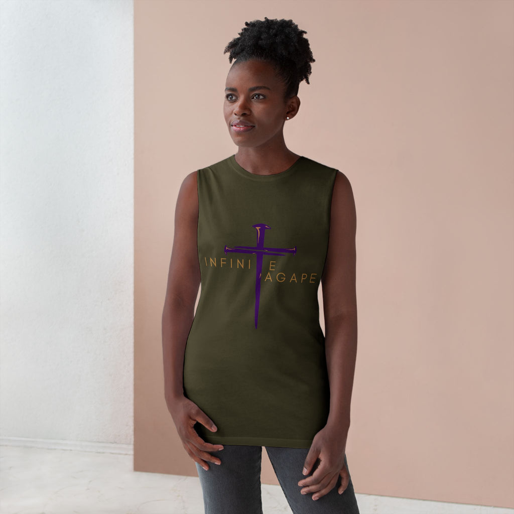 Spiritual Tank Top - Unisex Barnard Tank, Faith Apparel, Inspirational Gift, Summer Wear, Faith-Based Fashion, Workout Gear