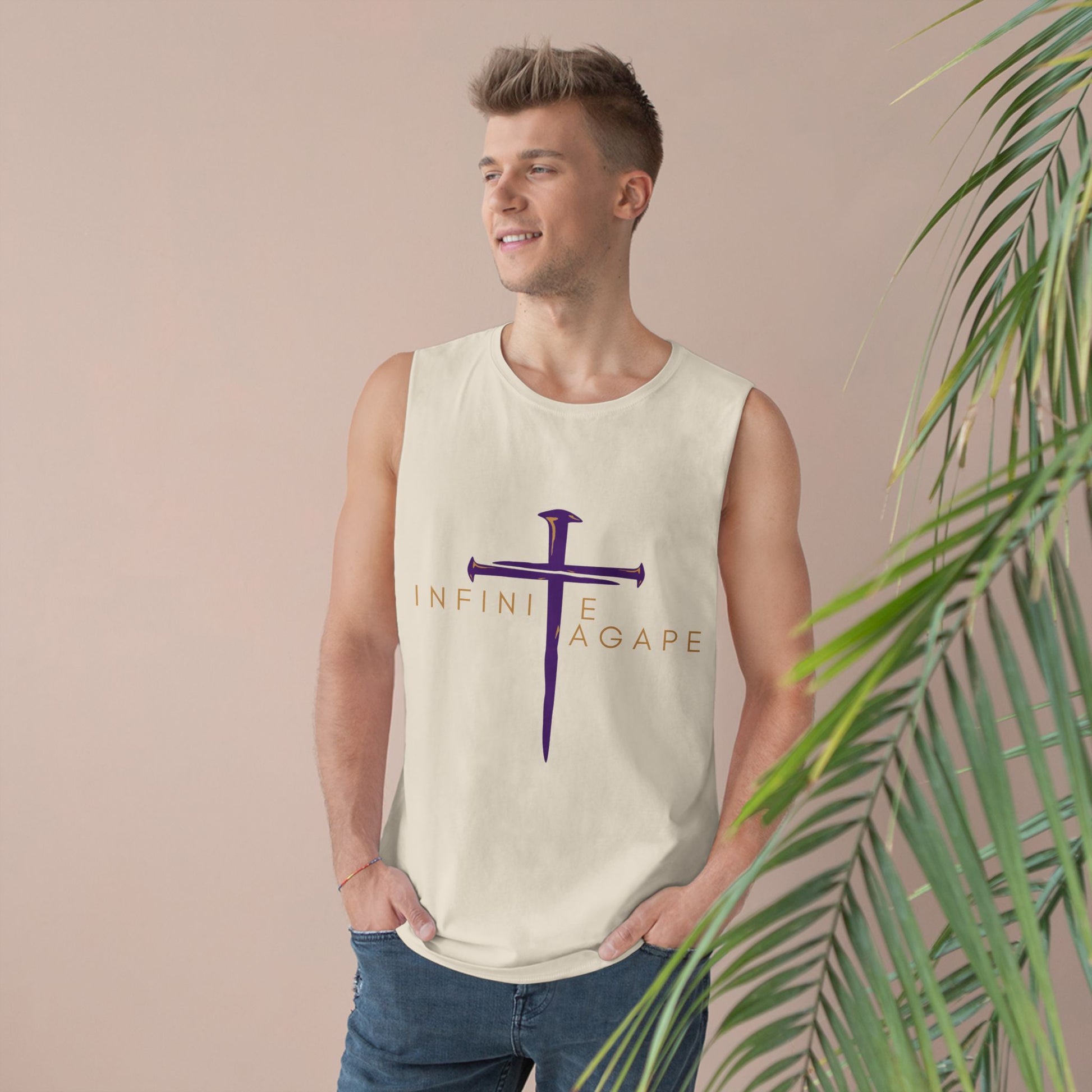 Spiritual Tank Top - Unisex Barnard Tank, Faith Apparel, Inspirational Gift, Summer Wear, Faith-Based Fashion, Workout Gear