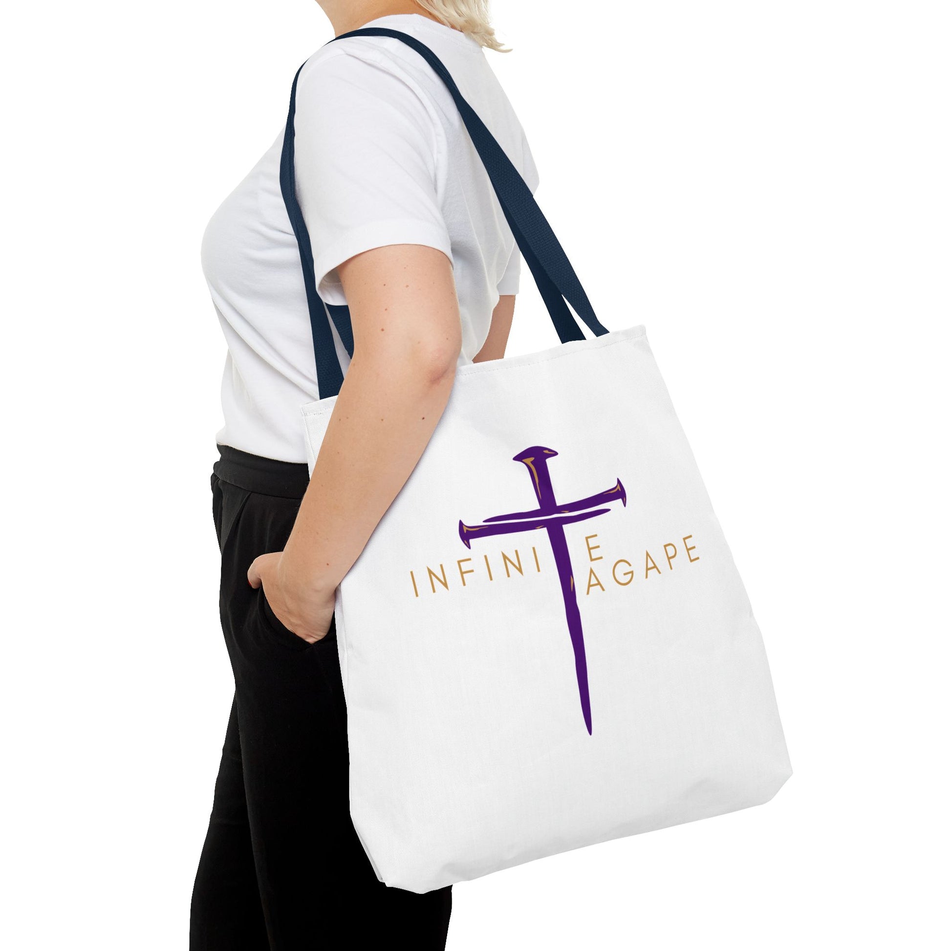 Faith-Inspired Tote Bag for Everyday Use, Love Without Limits Bag, Inspirational Gift, Christian Tote, Perfect for Shopping