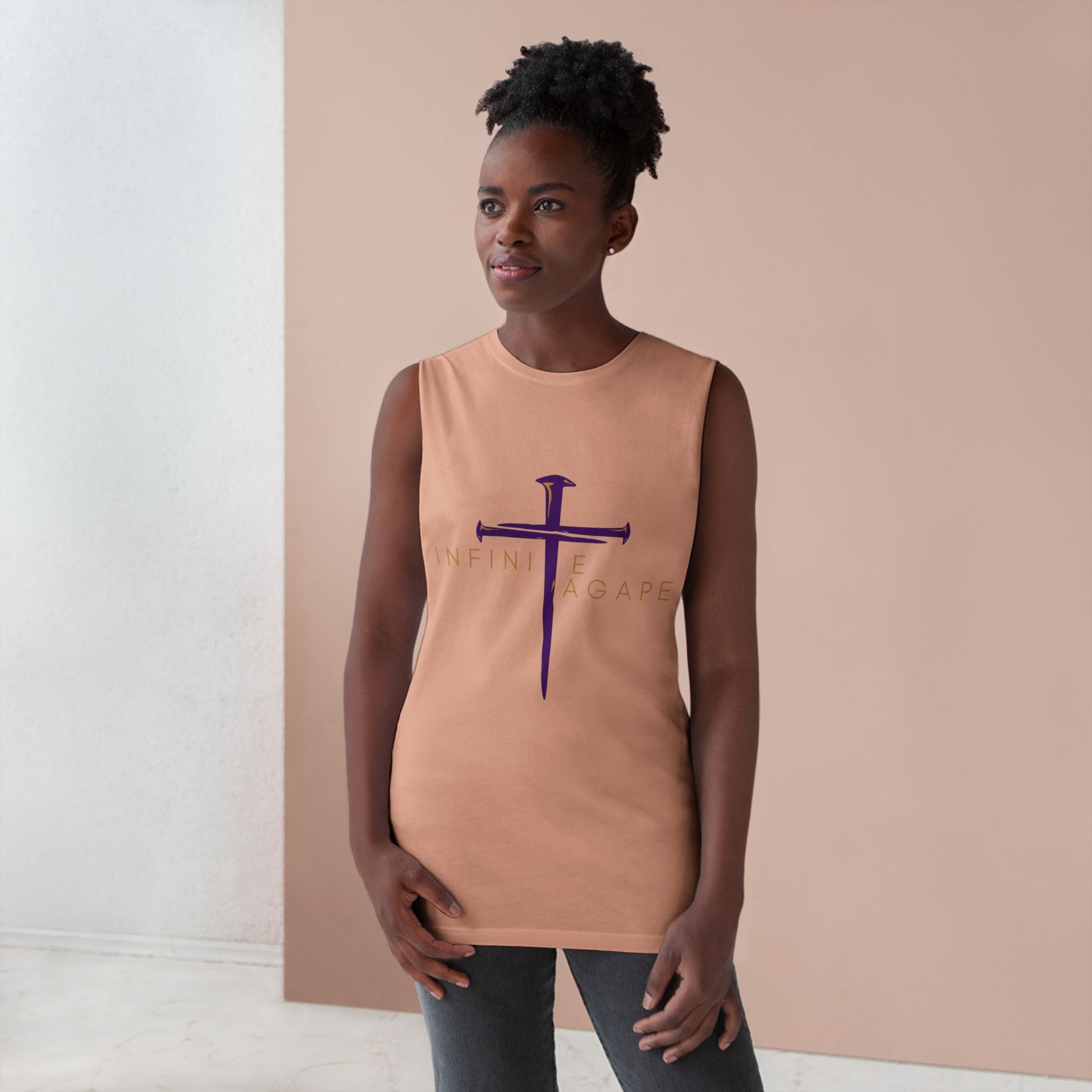 Spiritual Tank Top - Unisex Barnard Tank, Faith Apparel, Inspirational Gift, Summer Wear, Faith-Based Fashion, Workout Gear