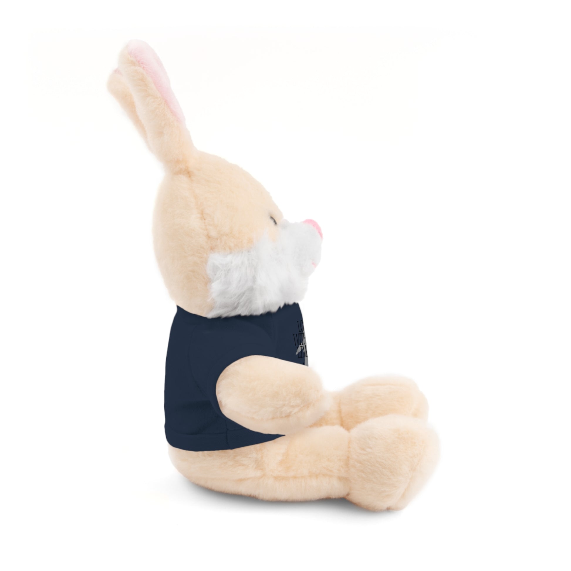 Stuffed Animal Toy with Inspirational Tee, Cuddle Buddy Gift, Faithful Teddy Bear, Nursery Decor, Children’s Adventure Companion