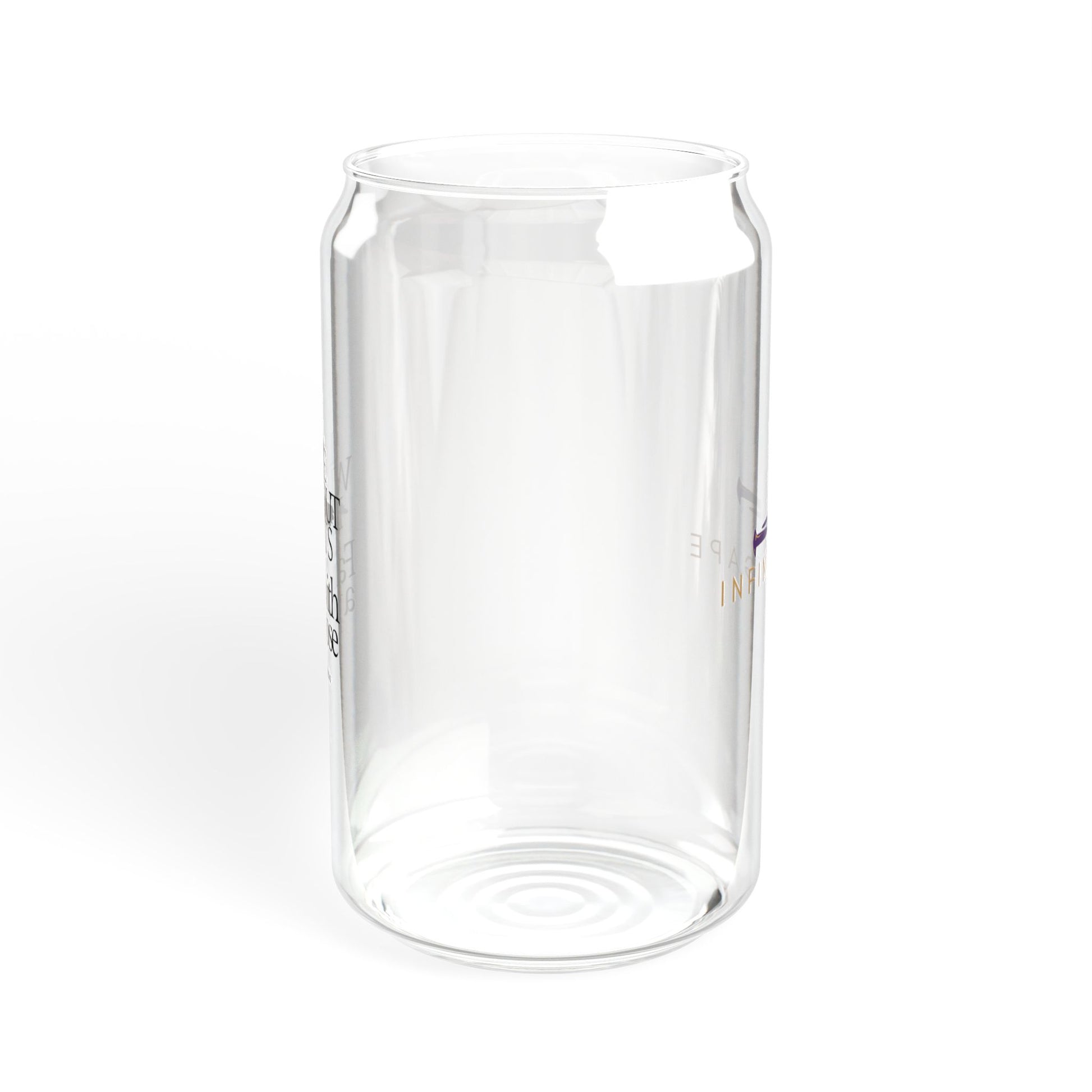 Inspirational Sipper Glass, 16oz | Faith-Based Drinkware, Perfect for Gifts, Home Decor, Family Gatherings, Church Events