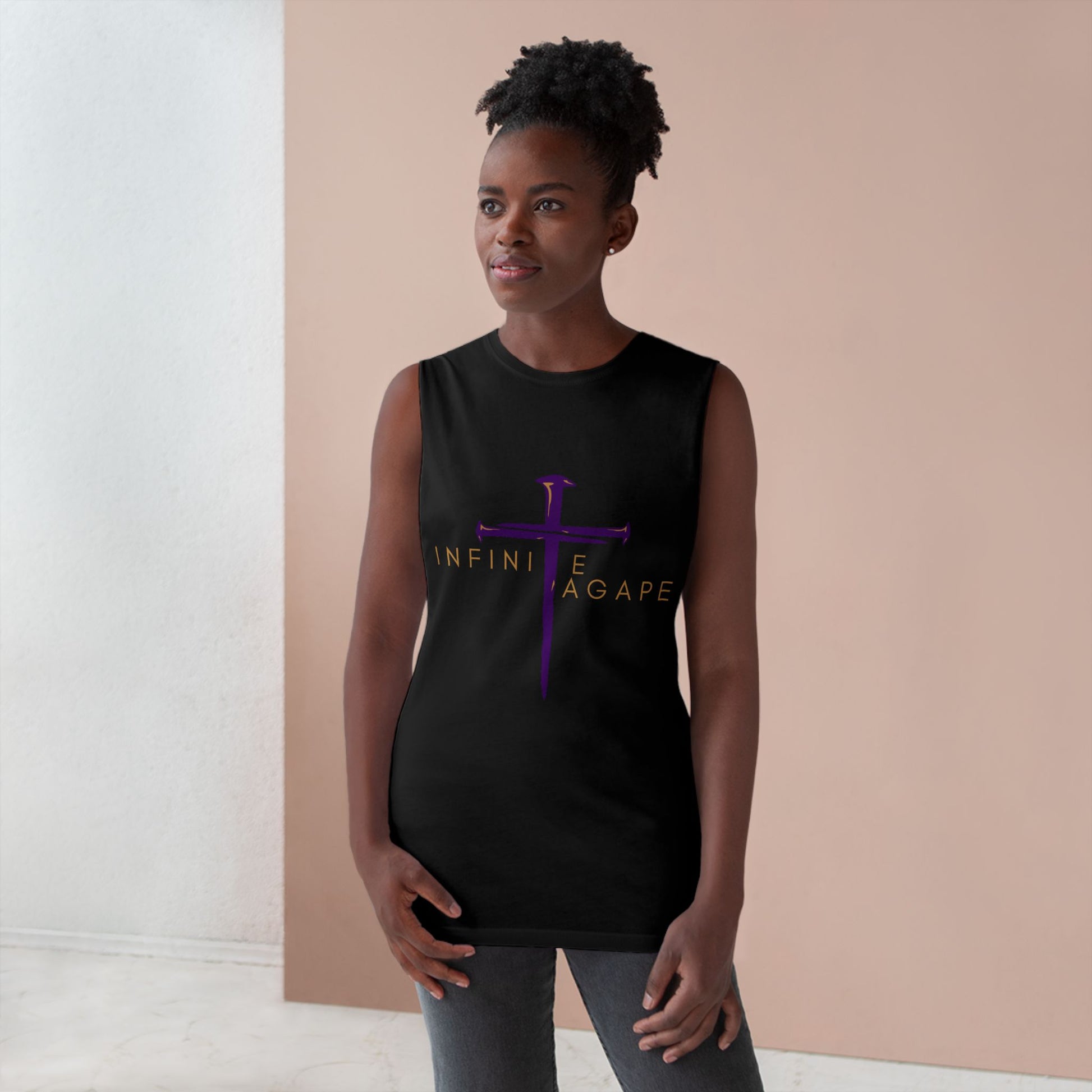 Spiritual Tank Top - Unisex Barnard Tank, Faith Apparel, Inspirational Gift, Summer Wear, Faith-Based Fashion, Workout Gear