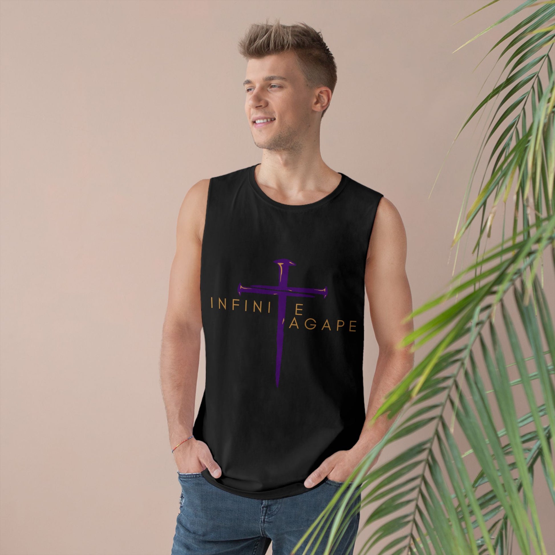Spiritual Tank Top - Unisex Barnard Tank, Faith Apparel, Inspirational Gift, Summer Wear, Faith-Based Fashion, Workout Gear