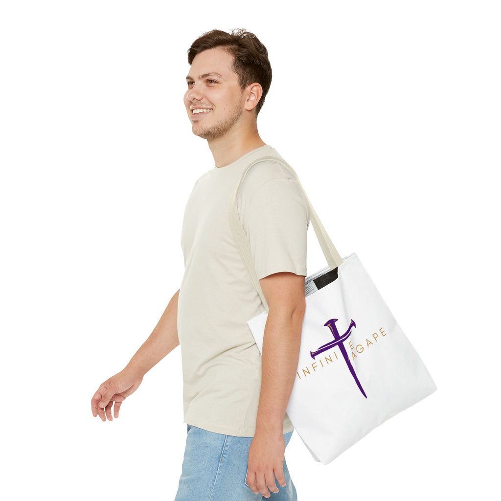 Faith-Inspired Tote Bag for Everyday Use, Love Without Limits Bag, Inspirational Gift, Christian Tote, Perfect for Shopping