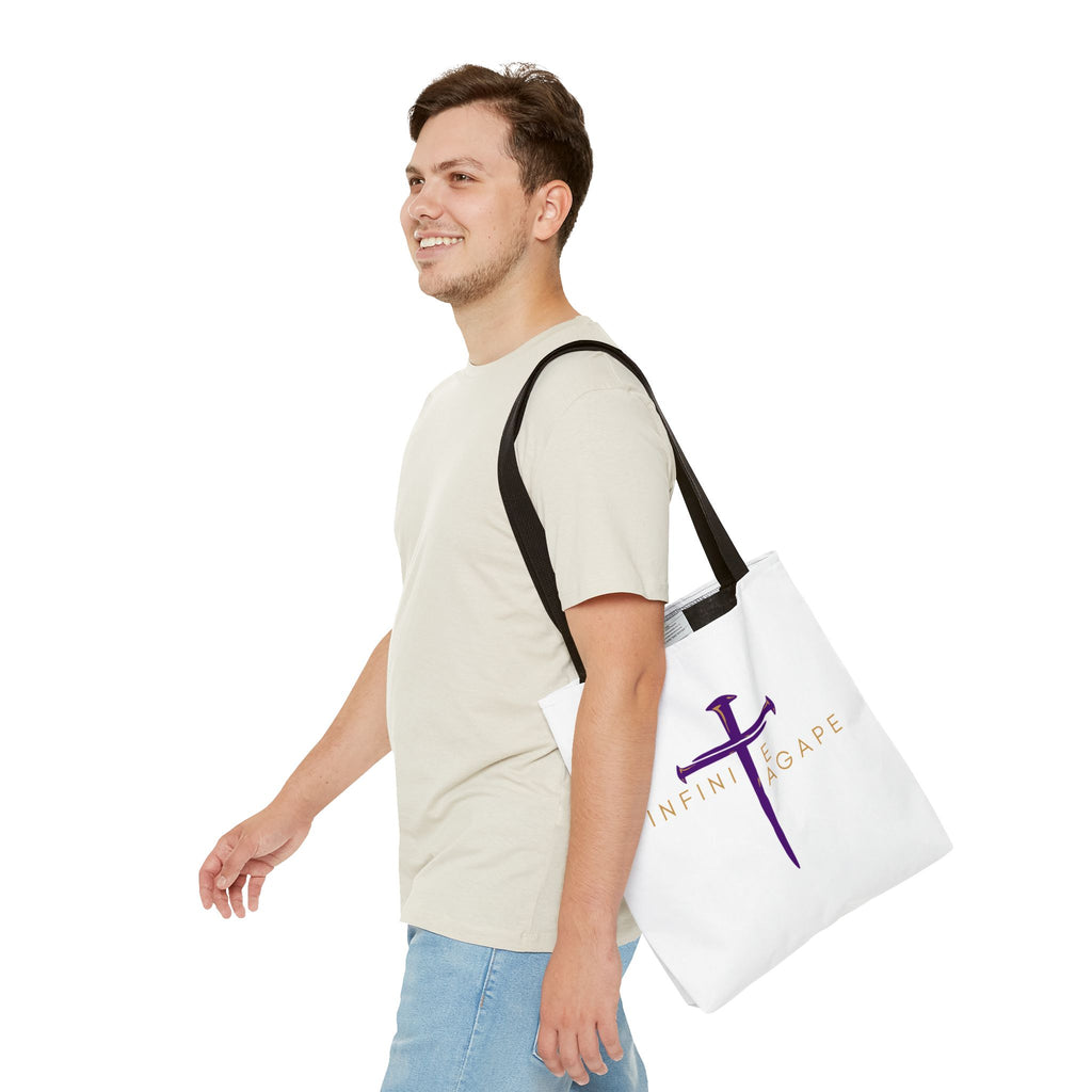 Faith-Inspired Tote Bag for Everyday Use, Love Without Limits Bag, Inspirational Gift, Christian Tote, Perfect for Shopping