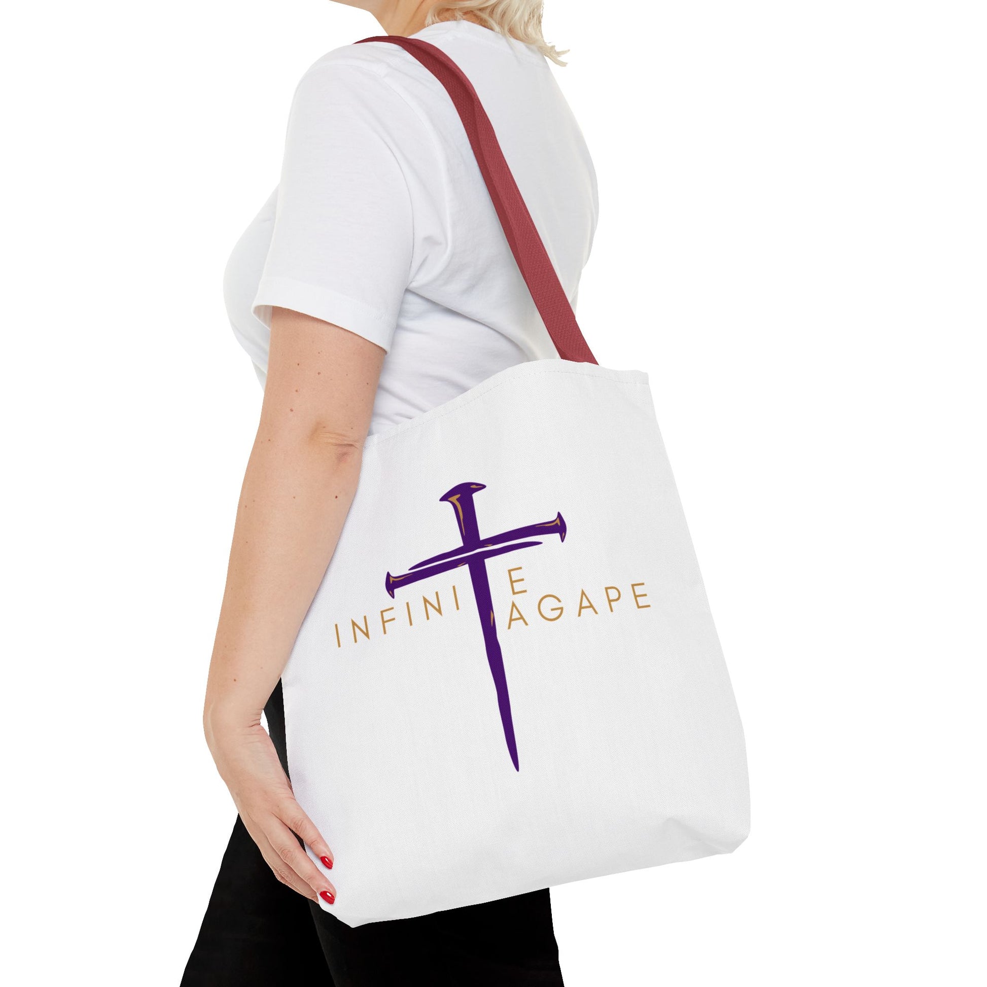 Faith-Inspired Tote Bag for Everyday Use, Love Without Limits Bag, Inspirational Gift, Christian Tote, Perfect for Shopping