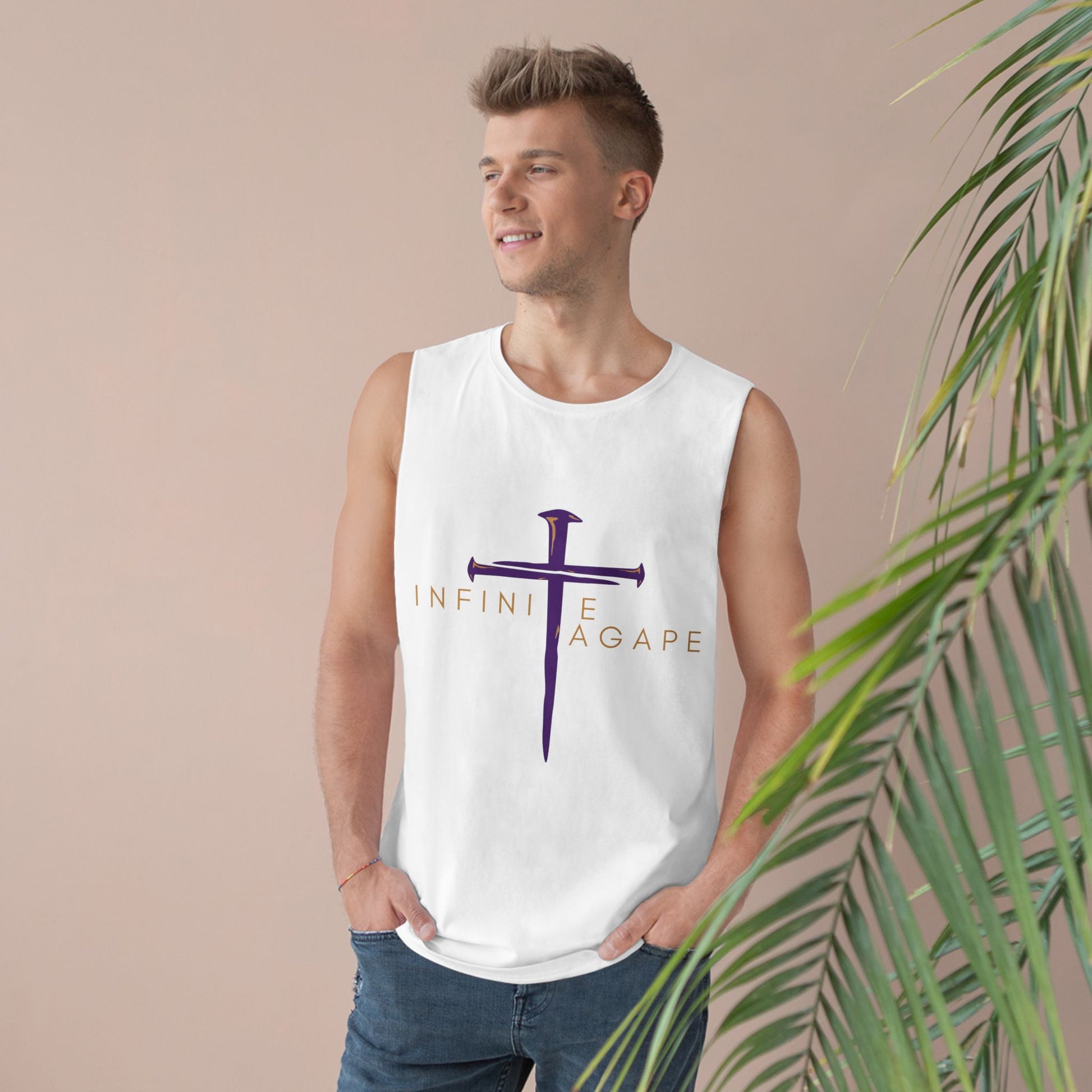Spiritual Tank Top - Unisex Barnard Tank, Faith Apparel, Inspirational Gift, Summer Wear, Faith-Based Fashion, Workout Gear